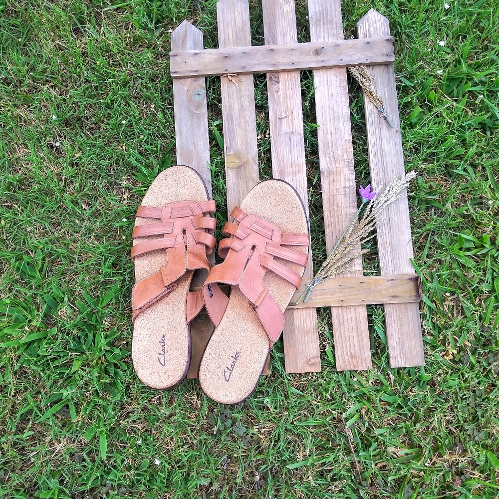 CLARKS Brown Sandals